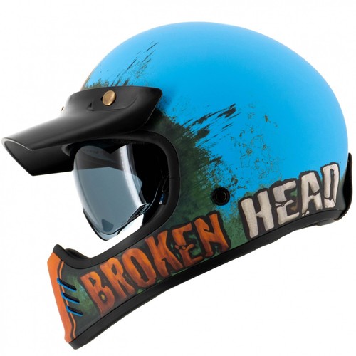 Casco retrò broken - retrò, head