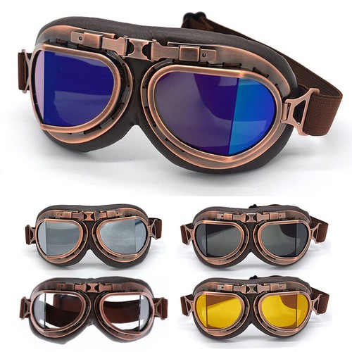 Occhiali moto pelle - da,